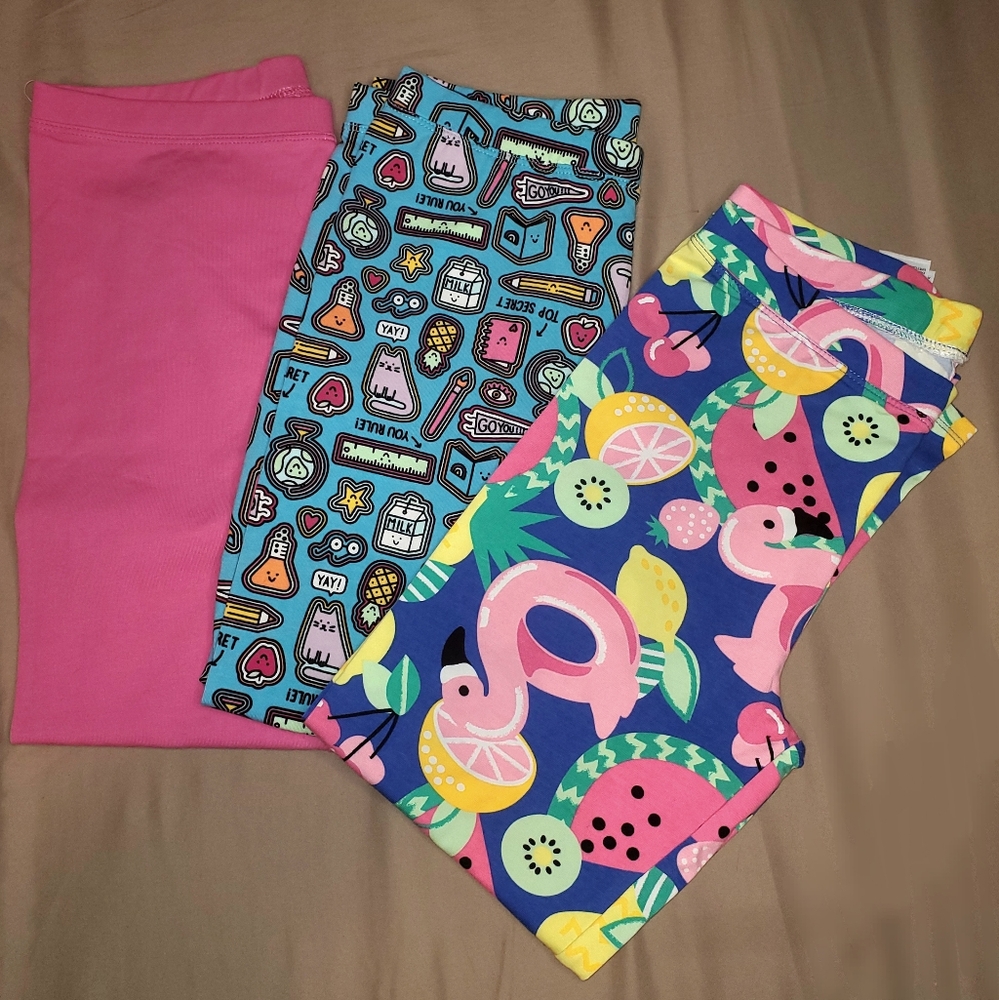 Spotted Zebra Girls Leggings (3Pack)